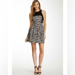 French Connection Cheetah Print Mini Dress